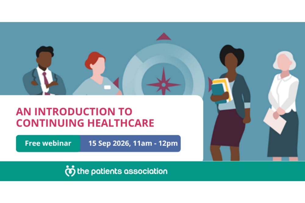 An introduction to Continuing Healthcare webinar in association with The Patients Association